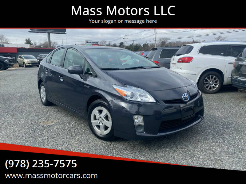 2011 Toyota Prius for sale at Mass Motors LLC in Worcester MA