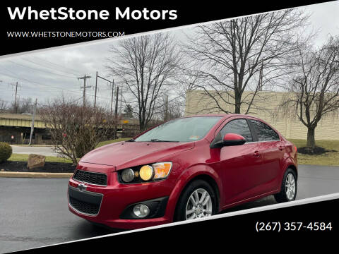 2012 Chevrolet Sonic for sale at WhetStone Motors in Bensalem PA