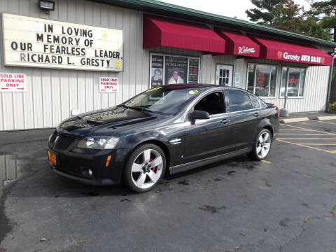 2009 Pontiac G8 for sale at GRESTY AUTO SALES in Loves Park IL