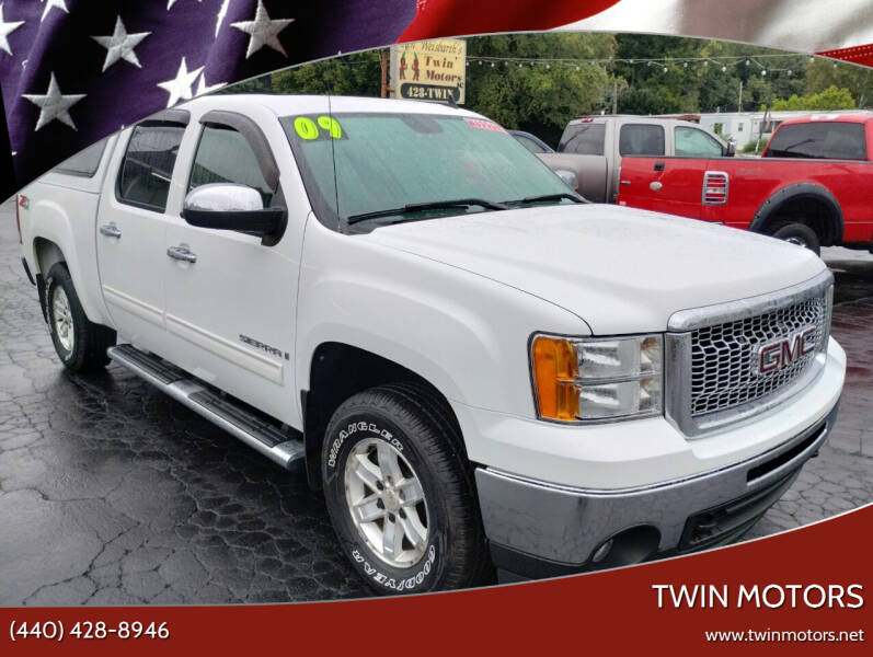 2009 GMC Sierra 1500 for sale at TWIN MOTORS in Madison OH