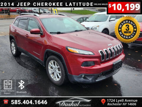 2014 Jeep Cherokee for sale at Daskal Auto LLC in Rochester NY