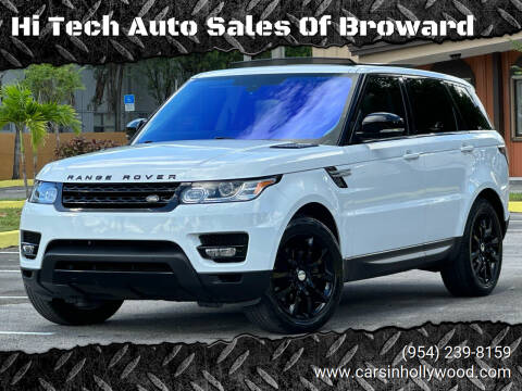 2014 Land Rover Range Rover Sport for sale at Hi Tech Auto Sales Of Broward in Hollywood FL
