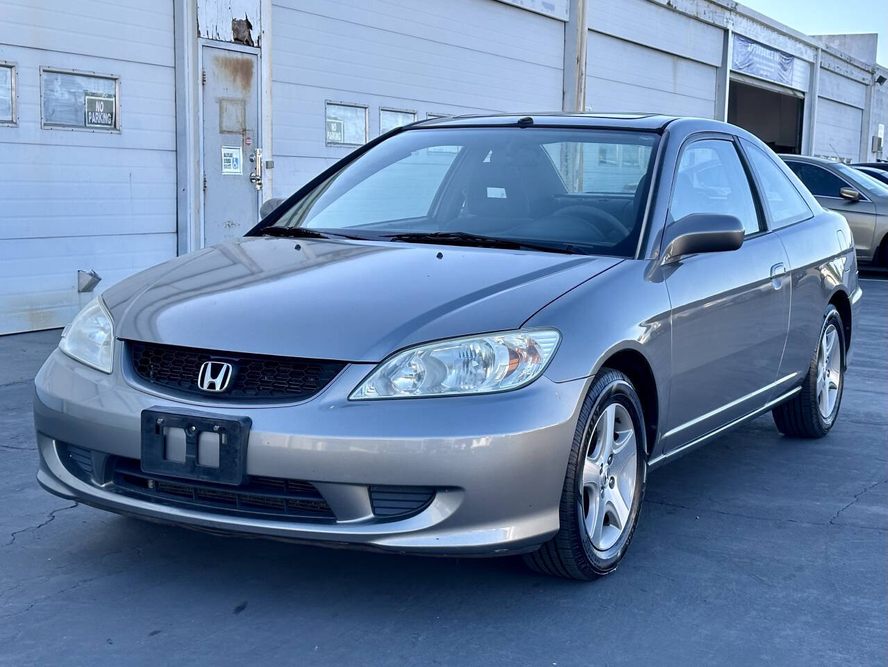Dk. Gray 2005 Honda Civic EX EX 2dr Coupe 1