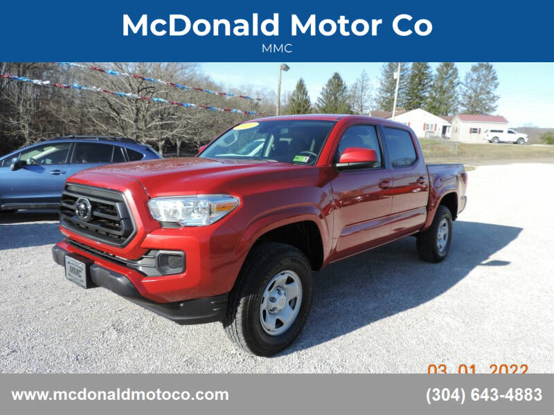 2021 Toyota Tacoma for sale at McDonald Motor Co in Harrisville WV