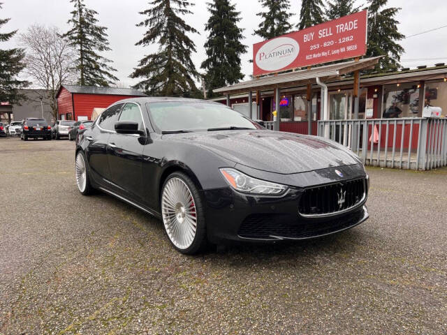 2014 Maserati Ghibli for sale at PLATINUM AUTO SALES INC in Lacey, WA