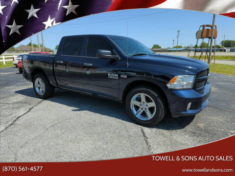 2014 RAM Ram Pickup 1500 for sale at Towell & Sons Auto Sales in Manila AR