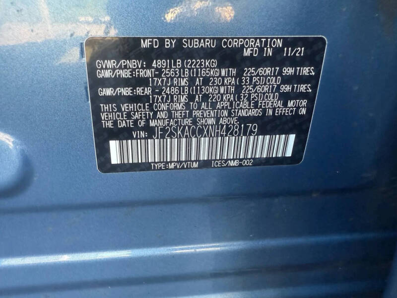 2022 Subaru Forester