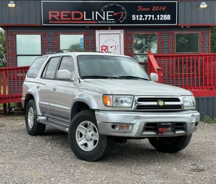 2000 Toyota 4Runner for sale at REDLINE AUTO SALES LLC in Cedar Creek TX