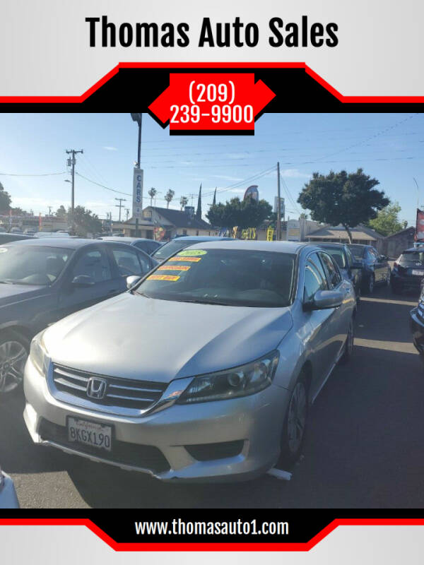 2015 Honda Accord for sale at Thomas Auto Sales in Manteca CA