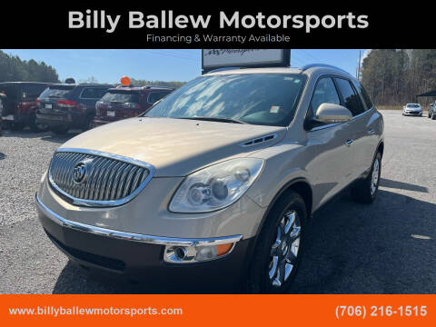 2010 Buick Enclave for sale at Billy Ballew Motorsports in Dawsonville GA