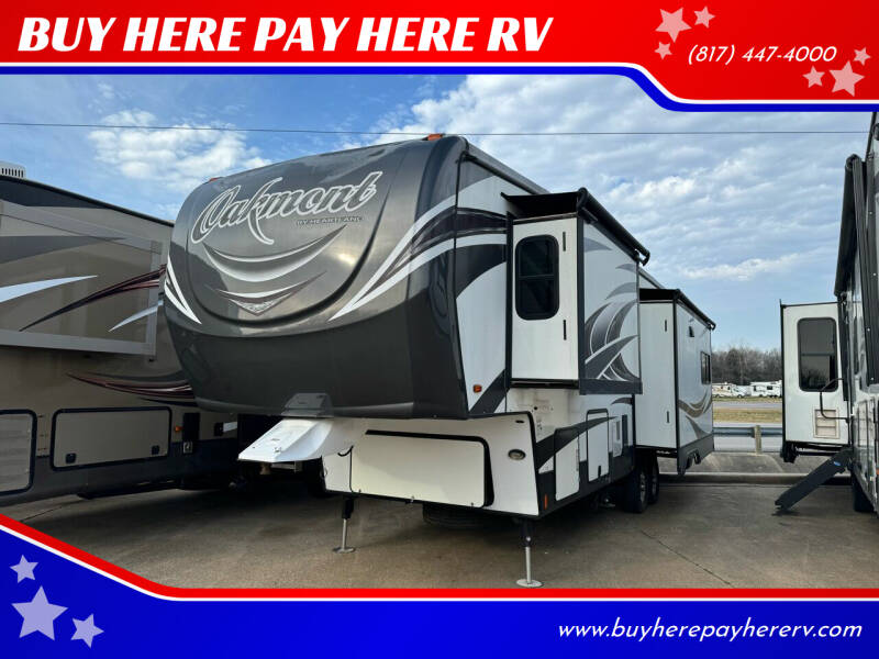 2016 Heartland Oakmont 325RE for sale at BUY HERE PAY HERE RV in Burleson TX
