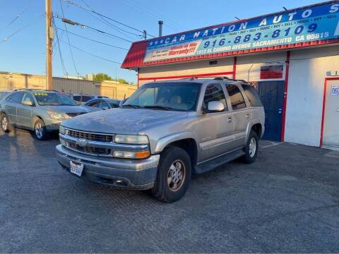 2003 Chevrolet Tahoe for sale at Car Nation Auto Sales Inc. in Sacramento CA