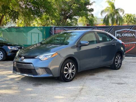 2015 Toyota Corolla for sale at Florida Automobile Outlet in Miami FL