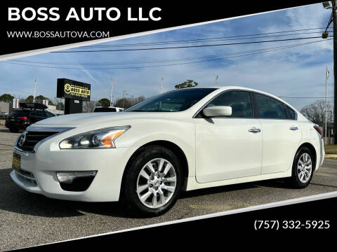 2015 Nissan Altima for sale at BOSS AUTO LLC in Norfolk VA
