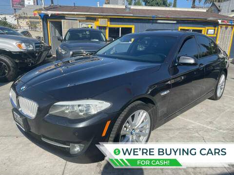 2011 BMW 5 Series for sale at FJ Auto Sales North Hollywood in North Hollywood CA