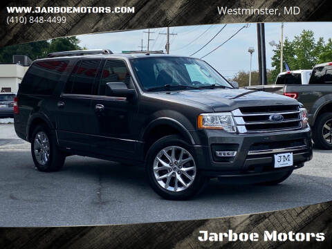 2017 Ford Expedition EL for sale at Jarboe Motors in Westminster MD