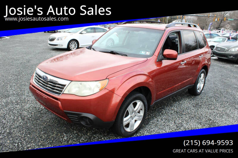 2010 Subaru Forester for sale at Josie's Auto Sales in Gilbertsville PA