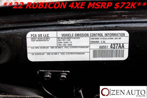 2022 Jeep Wrangler Unlimited Rubicon 4xe