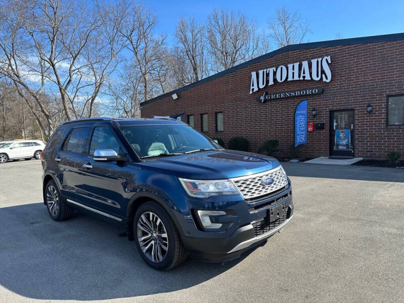 2017 Ford Explorer for sale at Autohaus of Greensboro in Greensboro NC