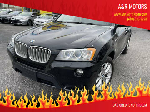 2014 BMW X3 for sale at A&R MOTORS in Baltimore MD
