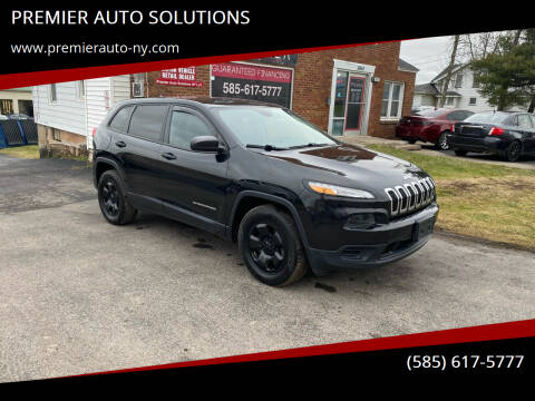 2015 Jeep Cherokee for sale at PREMIER AUTO SOLUTIONS in Spencerport NY