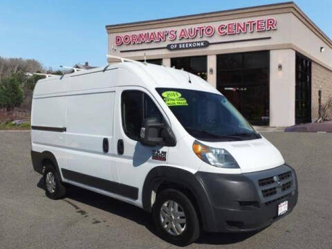 2014 RAM ProMaster for sale at DORMANS AUTO CENTER OF SEEKONK in Seekonk MA