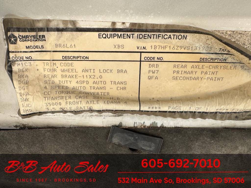 1997 Dodge Ram 1500 33