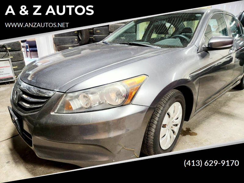 2012 Honda Accord for sale at A & Z AUTOS in Westfield MA