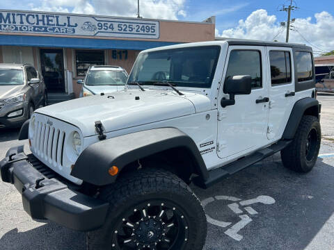 2012 Jeep Wrangler Unlimited for sale at MITCHELL MOTOR CARS in Fort Lauderdale FL