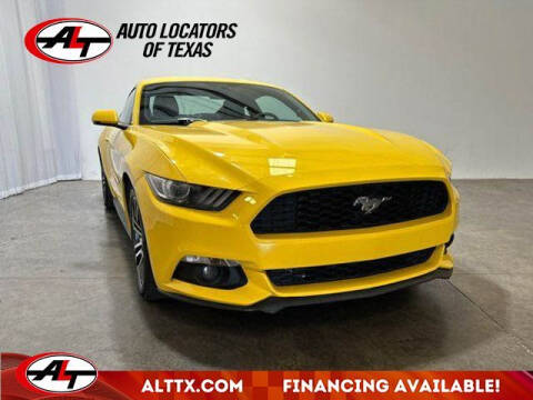 2016 Ford Mustang for sale at AUTO LOCATORS OF TEXAS in Plano TX