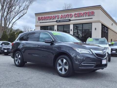 2014 Acura MDX for sale at DORMANS AUTO CENTER OF SEEKONK in Seekonk MA