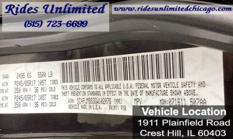 2016 Jeep Cherokee Trailhawk