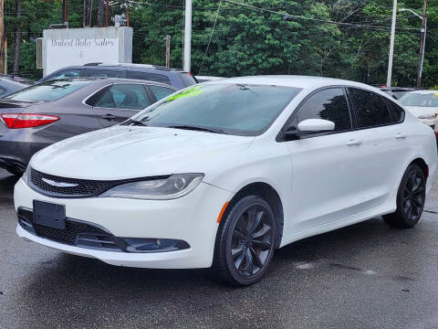 2015 Chrysler 200 for sale at United Auto Sales & Service Inc in Leominster MA