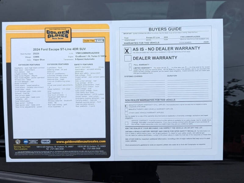 2024 Ford Escape ST-Line