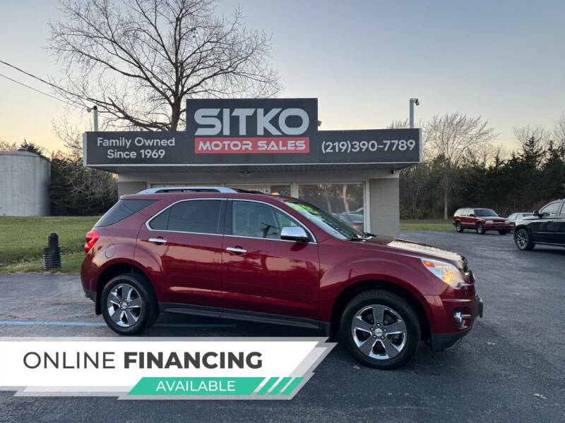 2012 Chevrolet Equinox for sale at SITKO MOTOR SALES INC in Cedar Lake IN