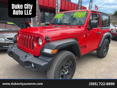 2021 Jeep Wrangler for sale at Duke City Auto LLC in Gallup NM