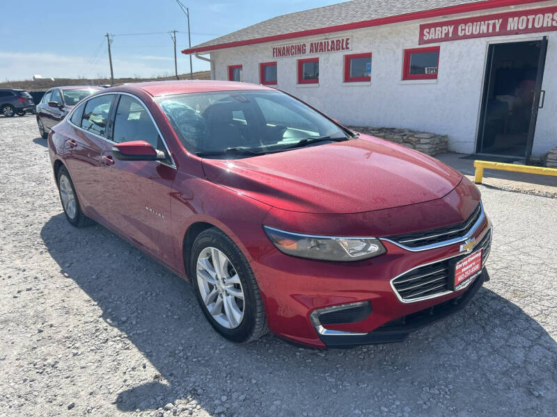 2016 Chevrolet Malibu for sale at Sarpy County Motors in Springfield NE