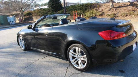 2010 Infiniti G37 Convertible for sale at NORCROSS MOTORSPORTS in Norcross GA