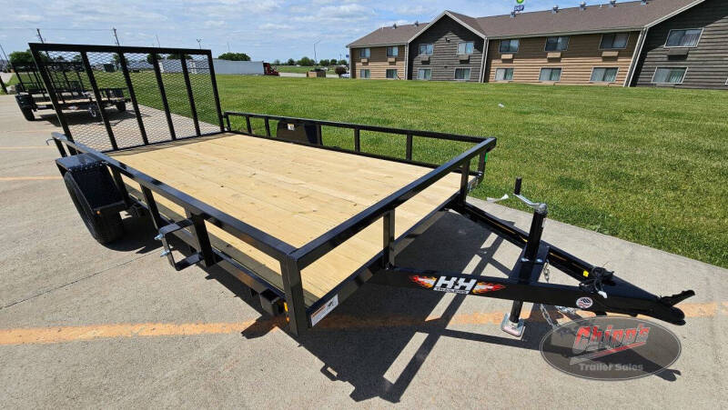 2026 H&H Trailers 82x14 Rail Side