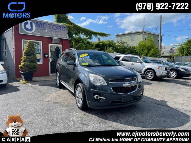 2013 Chevrolet Equinox for sale at CJ Motors Inc. in Beverly MA