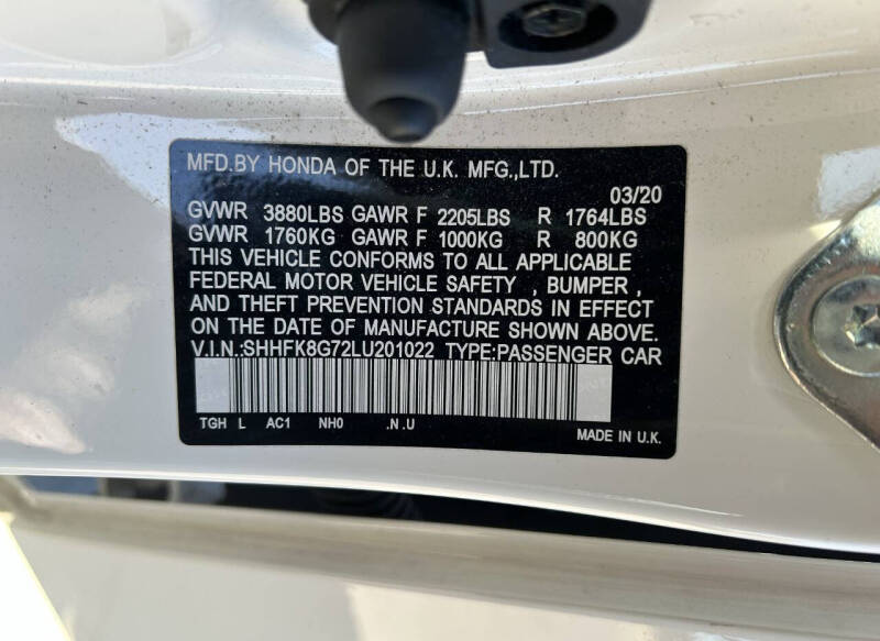 2020 Honda Civic Type R Touring