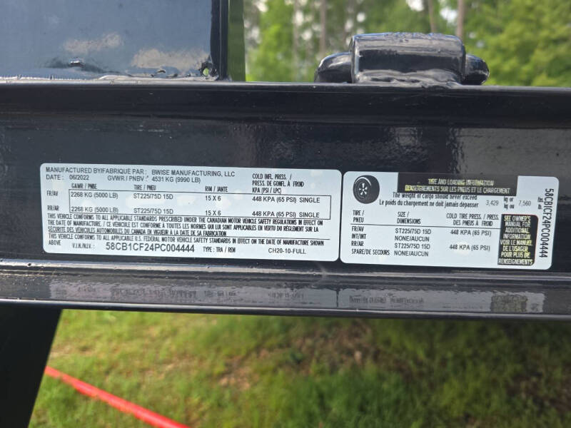 2023 BWISE Equipment Trailers