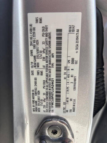 2020 Ford Escape S