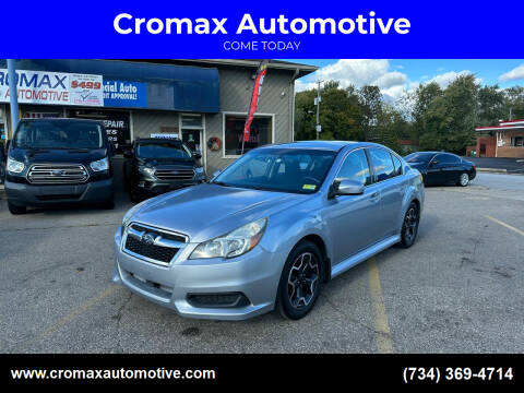 2013 Subaru Legacy for sale at Cromax Automotive in Ann Arbor MI