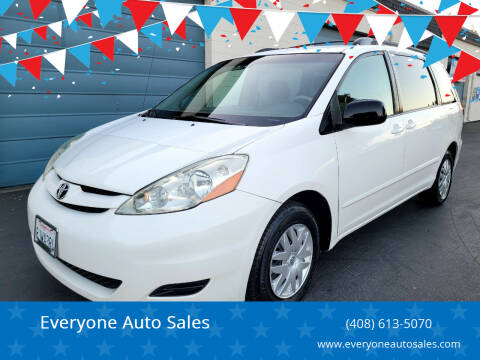 2006 Toyota Sienna for sale at Everyone Auto Sales in Santa Clara CA