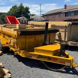 2026 Liberty Trailers 7X14 LOW SIDE DUMP