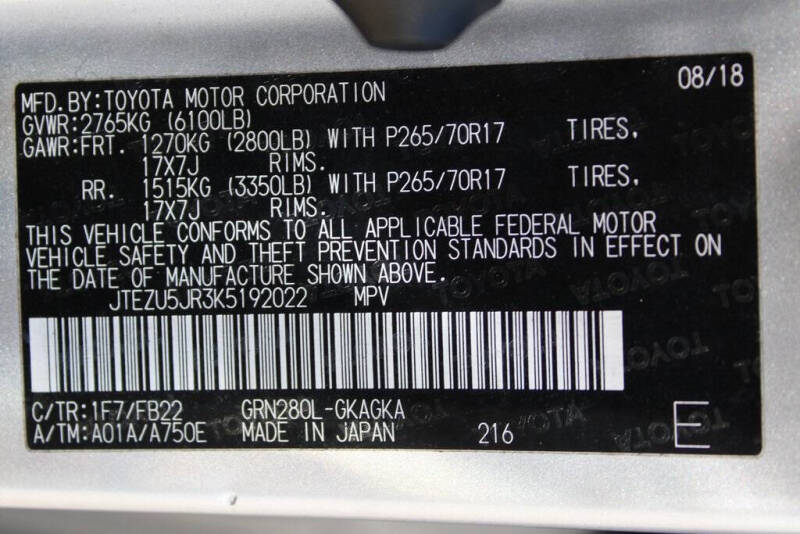 2019 Toyota 4Runner SR5