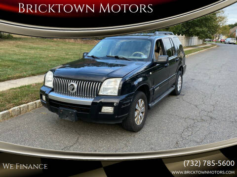 2008 Mercury Mountaineer for sale at Bricktown Motors in Brick NJ
