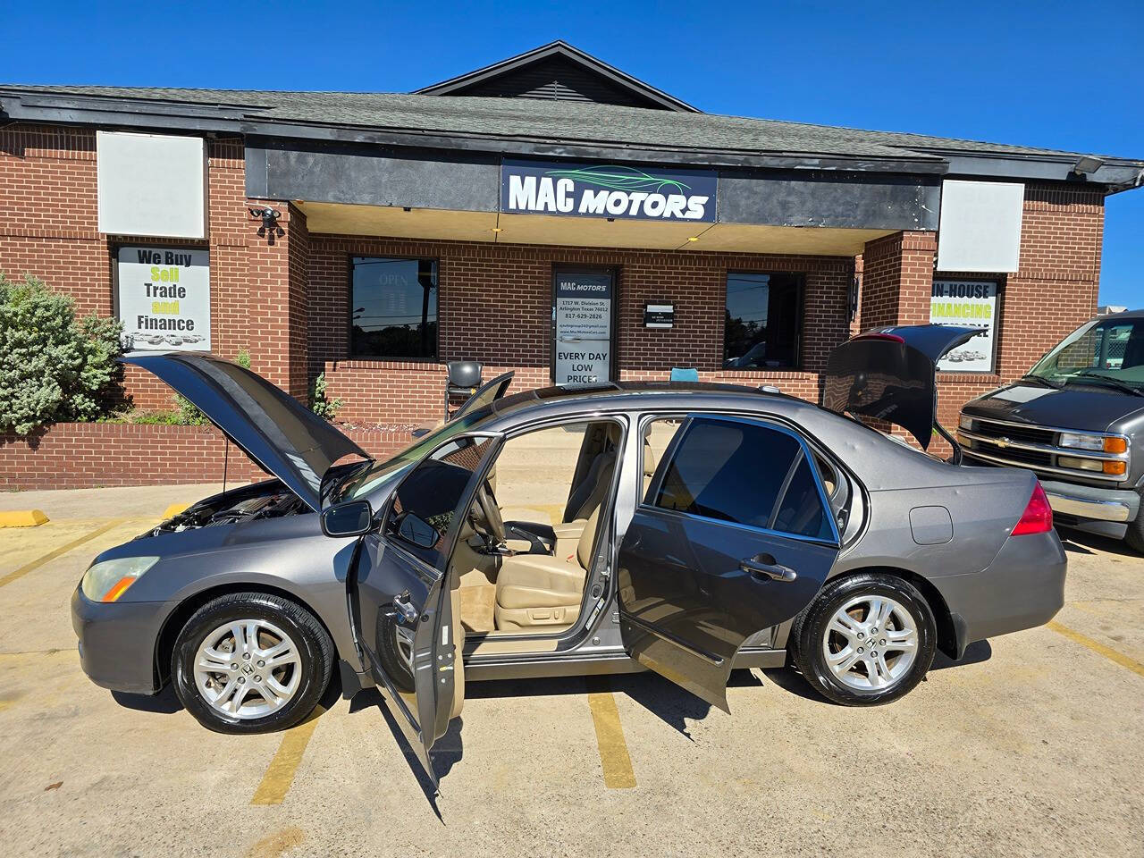 2006 Honda Accord for sale at Mac Motors in Arlington, TX