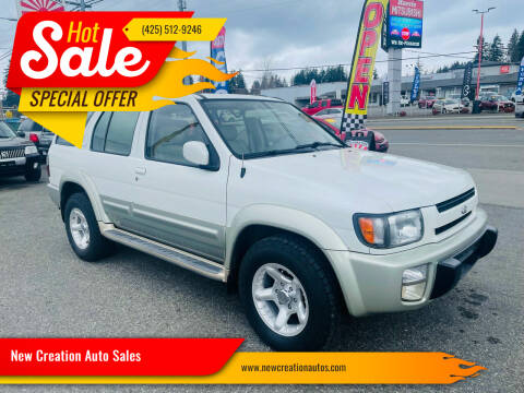 1999 Infiniti QX4 for sale at New Creation Auto Sales in Everett WA